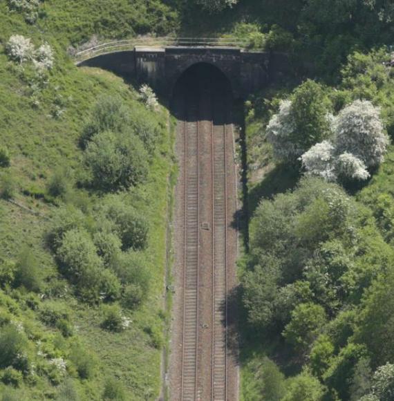 Reliability upgrade through 175-year-old Staffordshire tunnel this March, via Network Rail 