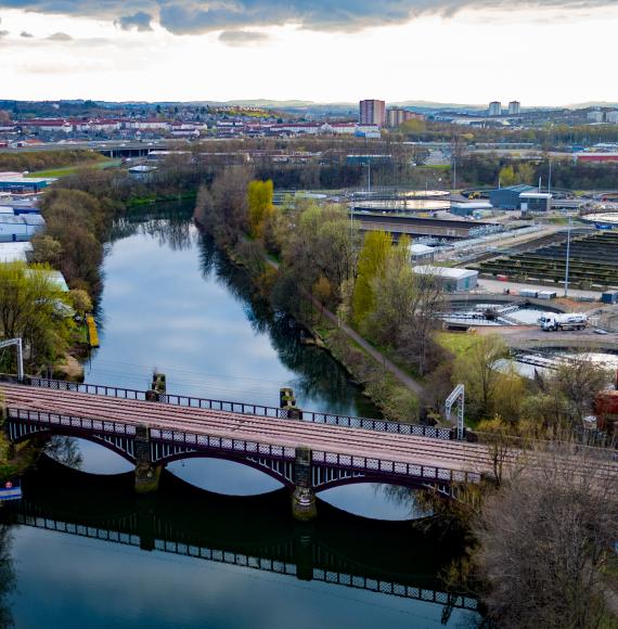 Clyde Viaduct, Dalmarnock, via Network Rail 