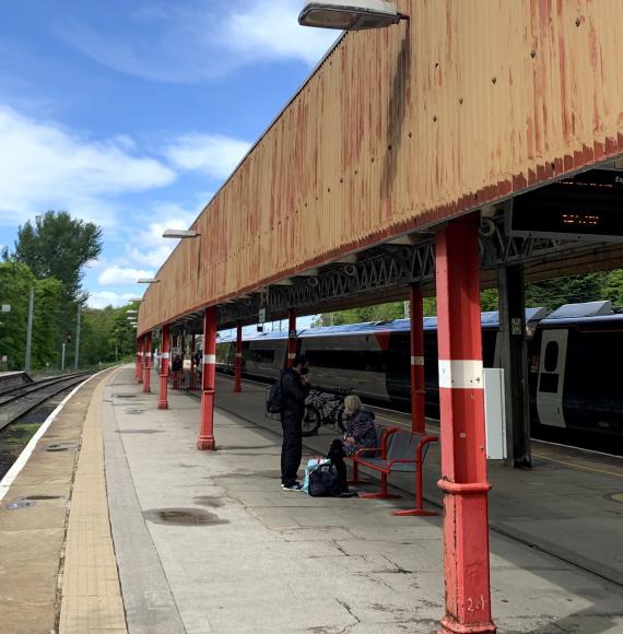 Existing station canopies, via Network Rail 