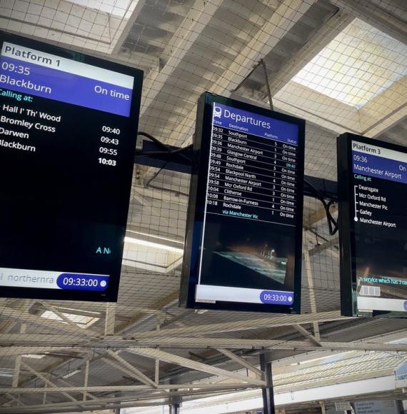 New information screens, via Northern 