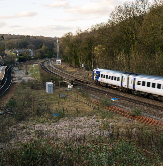 Dore towards Sheffield, via Network Rail 