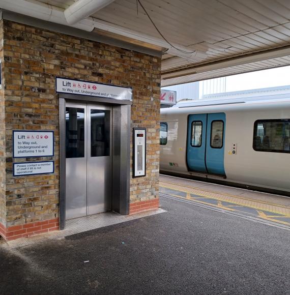 Finsbury Park lifts, via Network Rail 