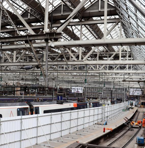 Platform 1 renewals, via Network Rail 