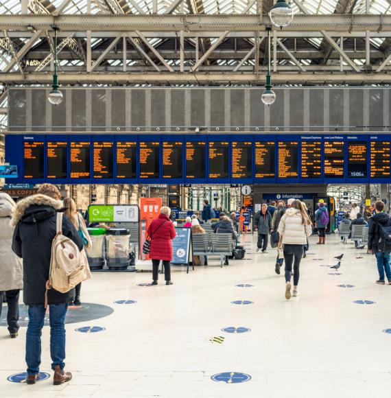 Glasgow Central rail station