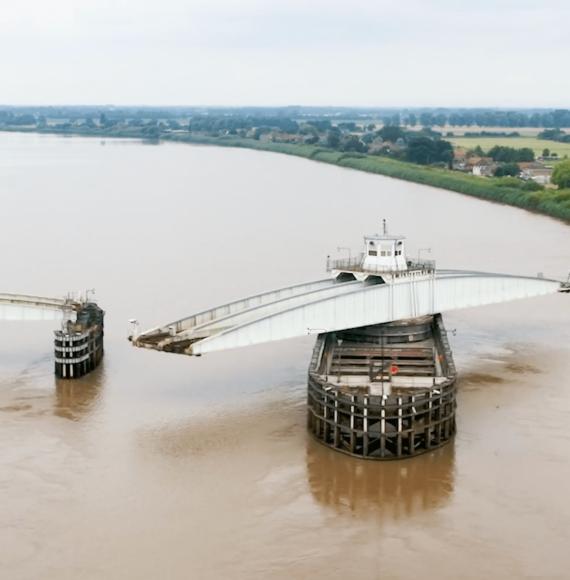 Major refurbishment of historic bridge swings into action