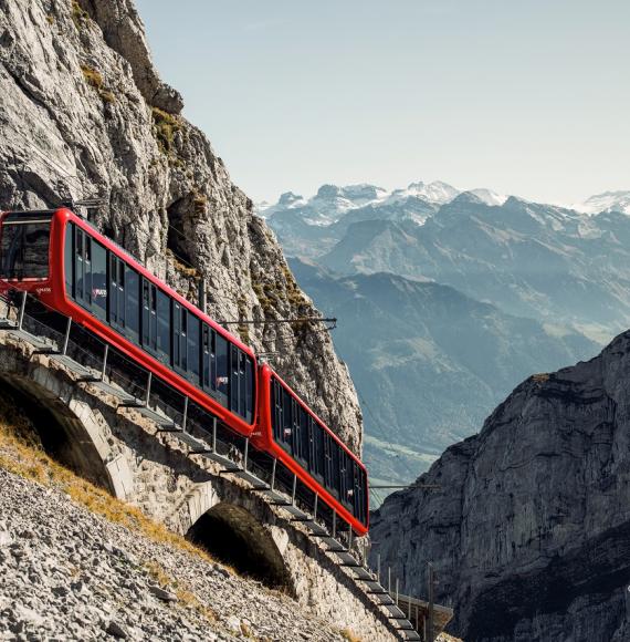 New trains unveiled for the worlds steepest cogwheel railway 