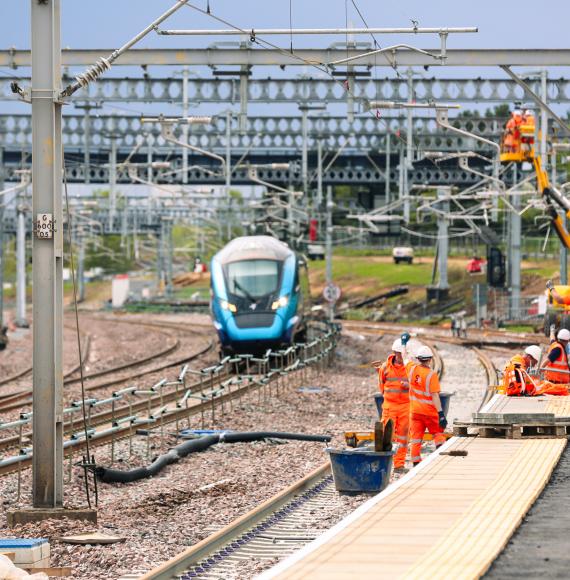 Carstairs station in South Lanarkshire has reopened after a 12-week phased closure 