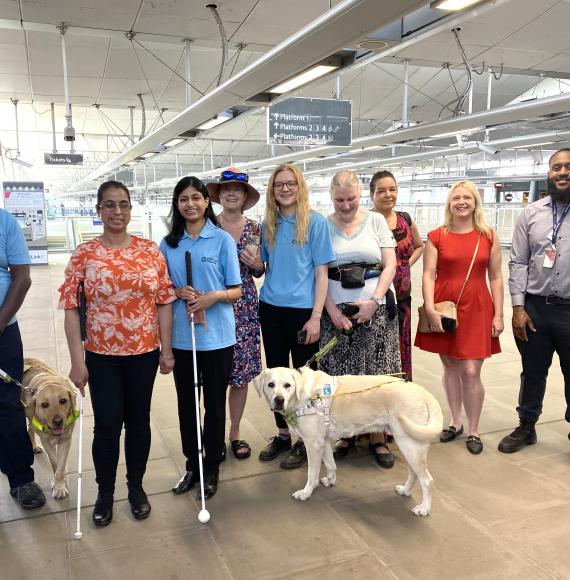 GTR trialling app across four stations to improve assistance for blind and partially sighted passengers 