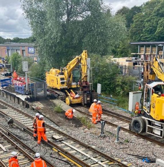 Network Rail reopen line as Portsmouth Direct Upgrade scheme continues