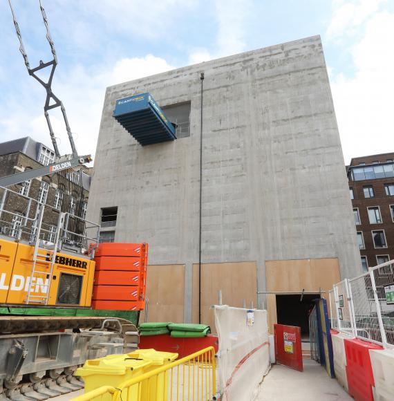 First above ground HS2 structure completed at Euston 