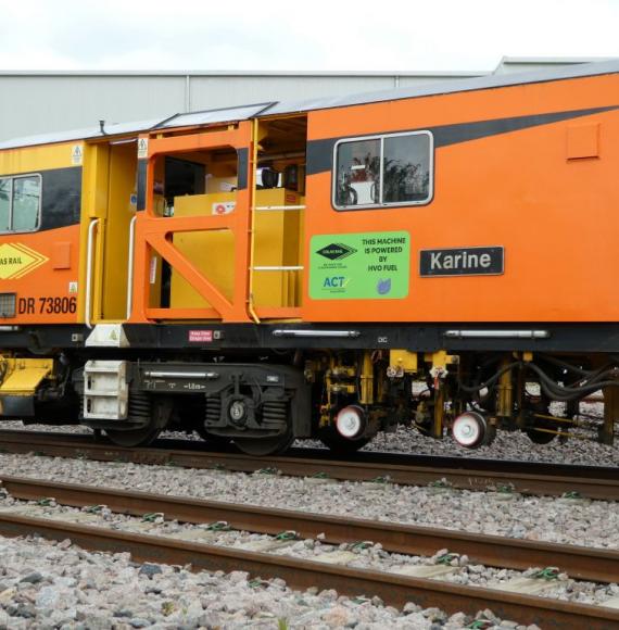 Colas Rail trialling HVO fuel on its fleet