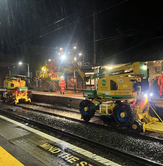 Network Rail completes first-of-its-kind zero emission engineering work