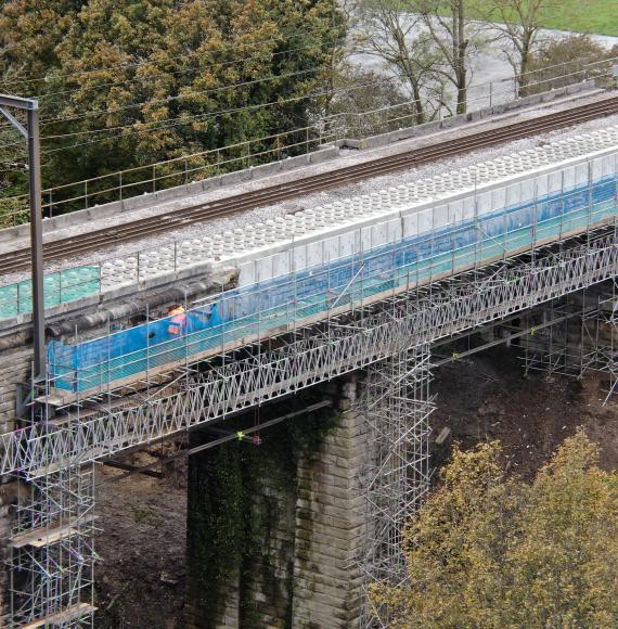 Network Rail completes repair work at Plessey Viaduct in Northumberland