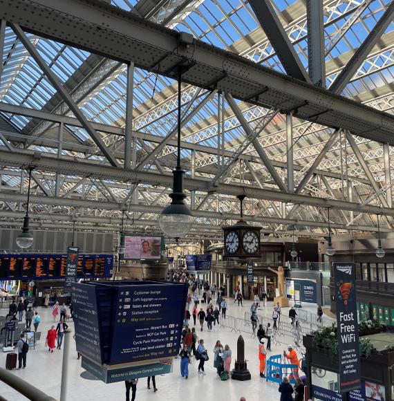 Glasgow Central Station clock