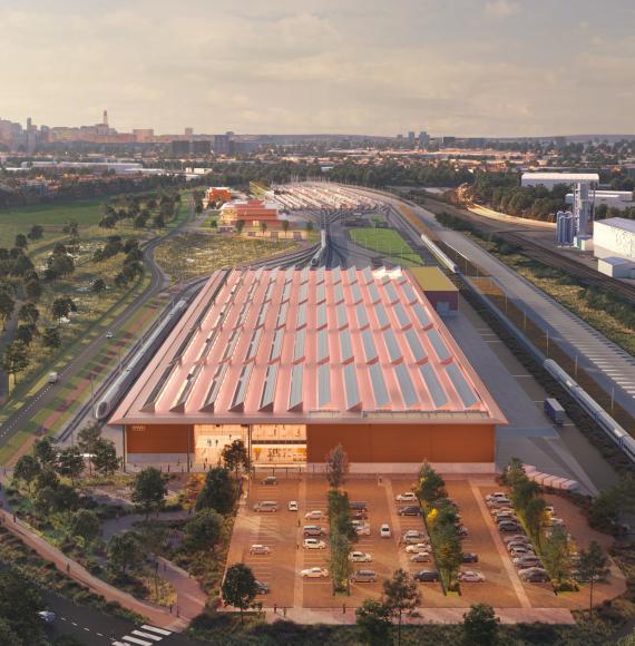 Aerial view of Washwood Heath