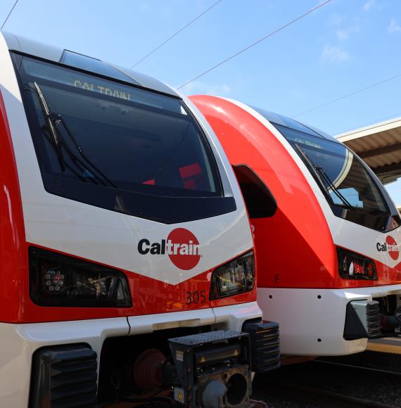 Caltrain Electric Stadler model