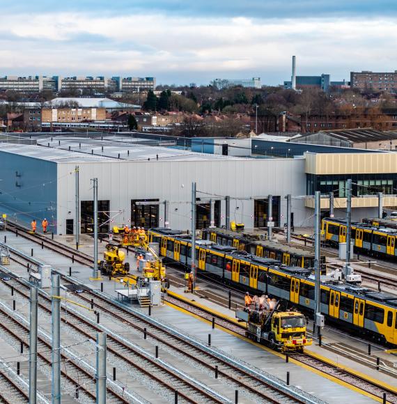 Stadler Gosforth Metro Depot