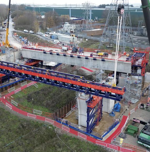 Viaducts start to take shape for HS2