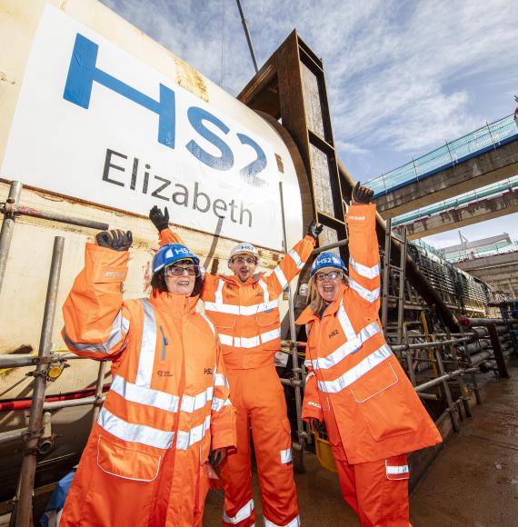 HS2 Bromford Tunnel Elizabeth TBM