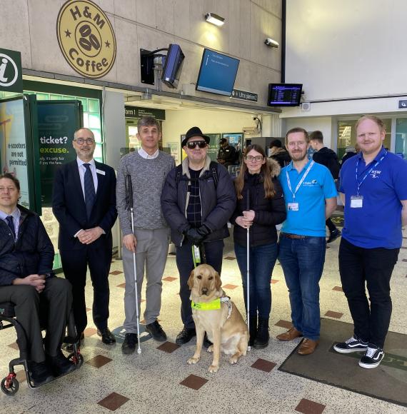 GTR visually impaired passengers app