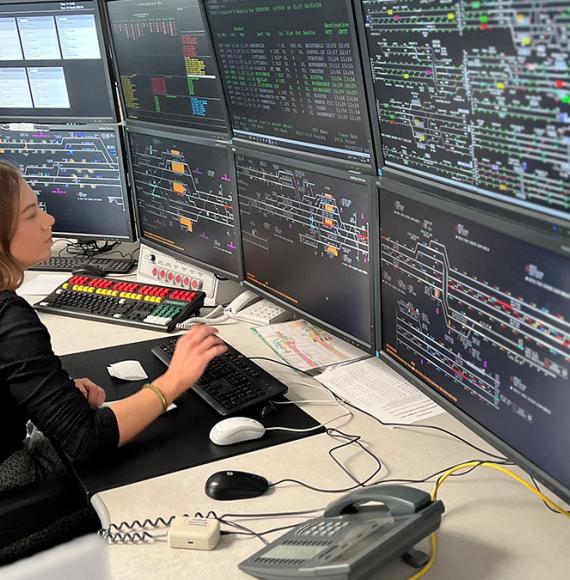 Network Rail relief signaller, Alice Marsh