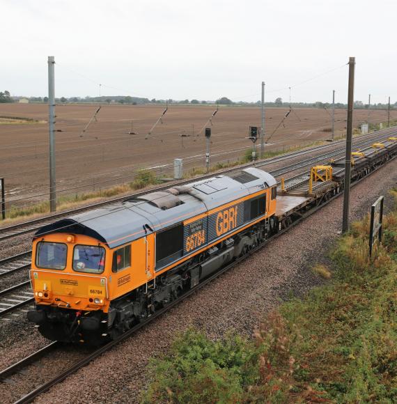 GB Railfreight train
