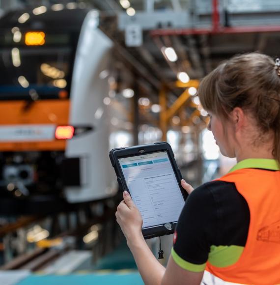 Inside Siemens Depot Dortmond