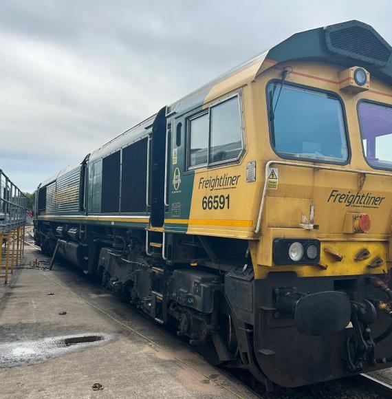 Freightliner locomotive 66591