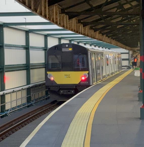 Train on the Island Line