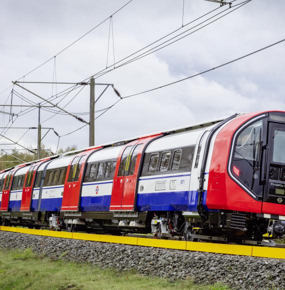 New Piccadilly Tube Train 