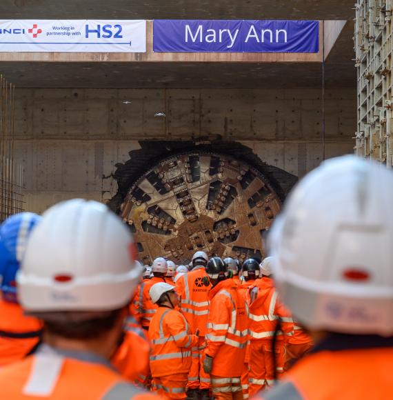 HS2 Tunnel Boring Machine