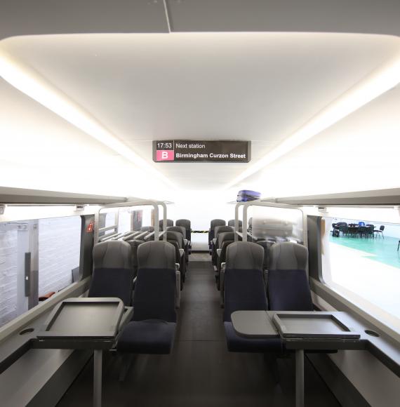Concept design interior HS2 train