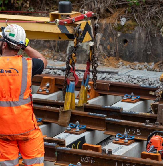Rail Worker in Macclesfield