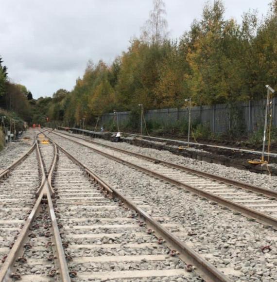 Generic tracks shot