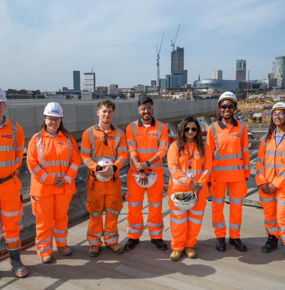 Over 12500 people in the West Midlands are now working on HS2