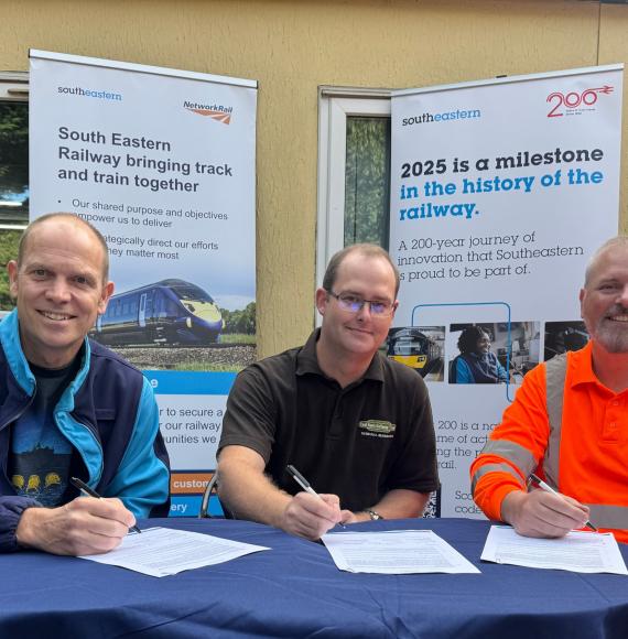 Paul Barlow, South Eastern Railway; Matthew Plews, East Kent Railway Trust; David Davidson, South Eastern Railway-2_cropped