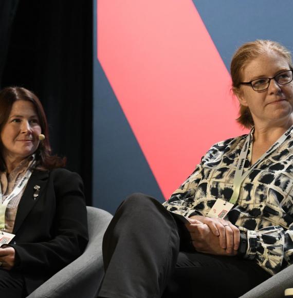 Kerry and Fiona at TCR North 2025