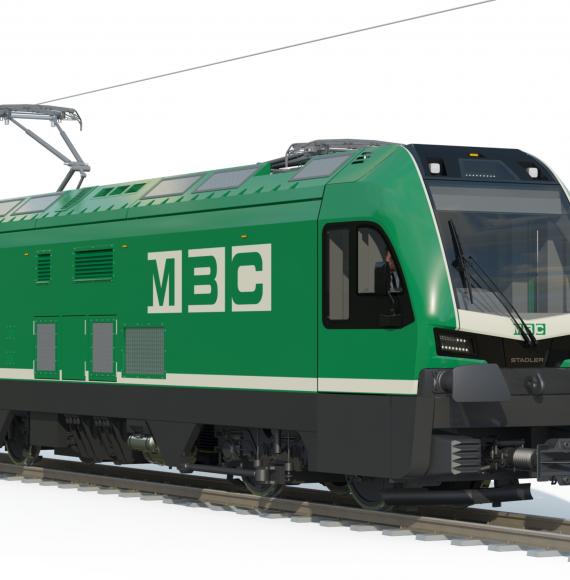 Metre-guage highbrid locomotive