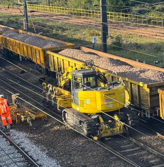 Track work at York