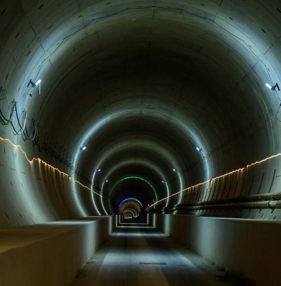 View inside HS2s Chiltern Tunnel