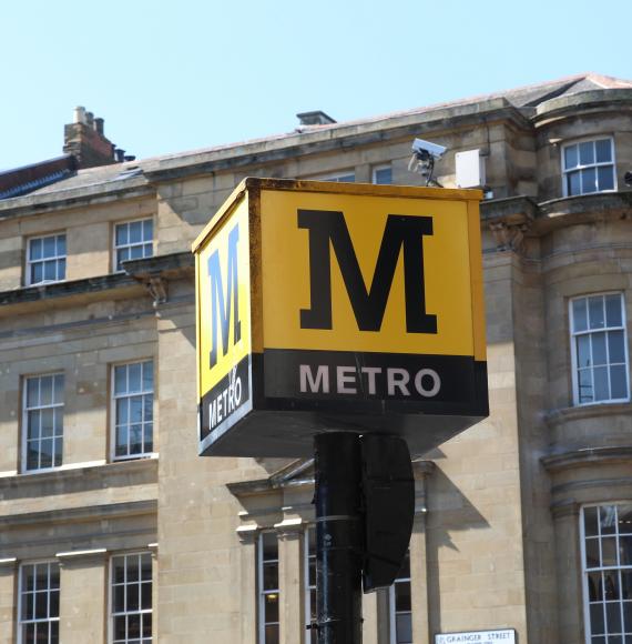 Metro sign
