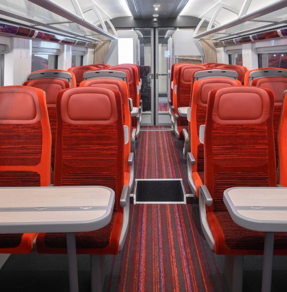 Inside Serenza Standard Class