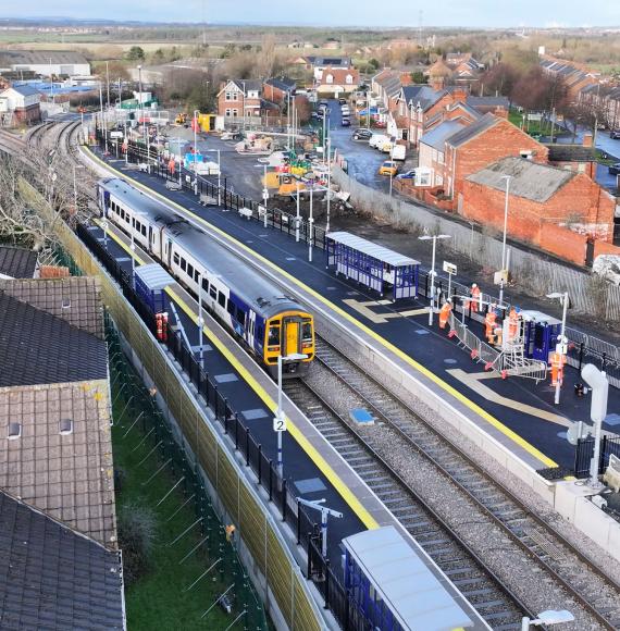 Bedlington Station Drone