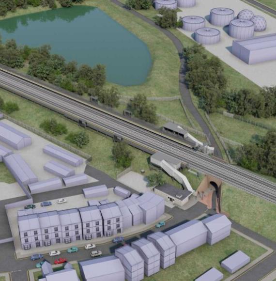 Berrylands Station CGI