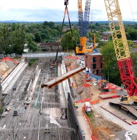 First New Beam Greek Street Bridge