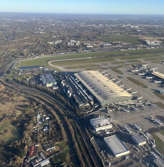 Heathrow from the air