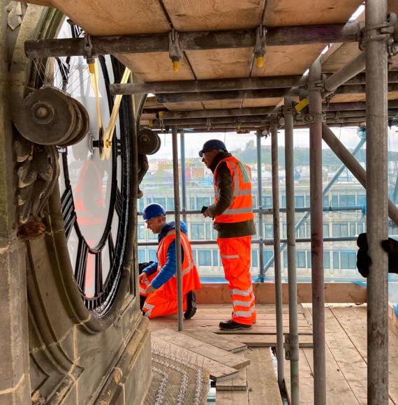 Inspecting the craftsmanship