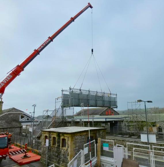 Tenby AfA Temporary Bridge Install