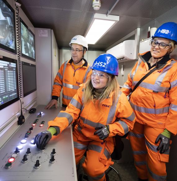 Train Drivers start TBM Karen