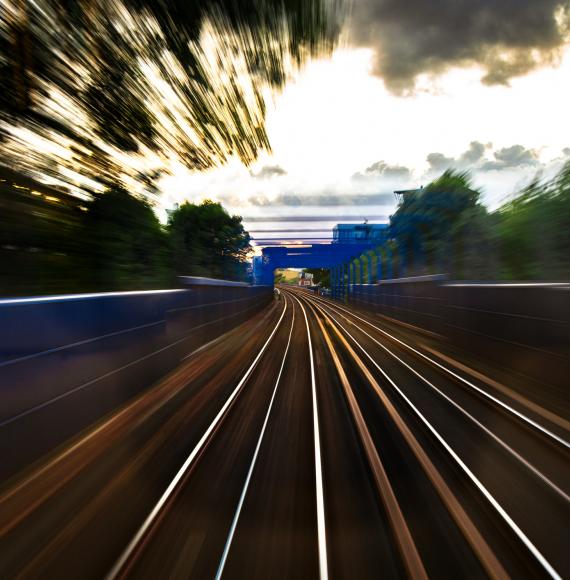 Blurred Rail Image